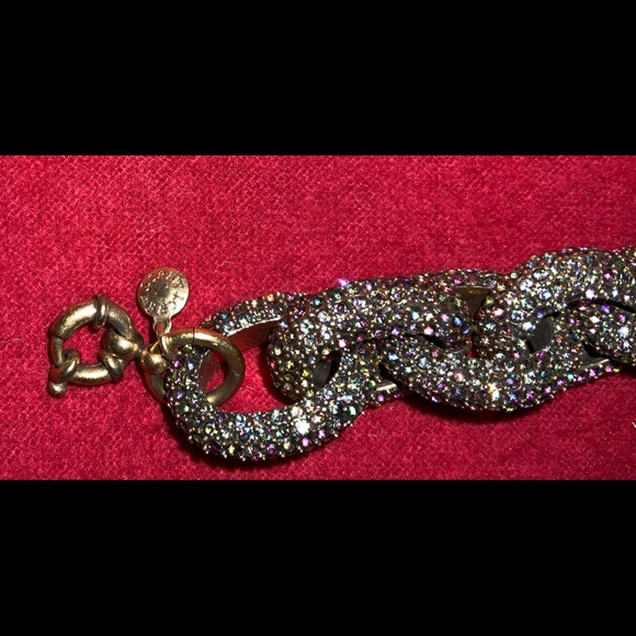 J Crew Multi-Color Pave Link Bracelet - Picture 4 of 5